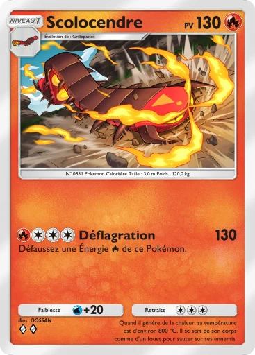 Carte Pokémon Scolocendre de l'extension Puissance Génétique