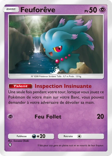 Carte Pokémon Feuforêve de l'extension Source Secrète