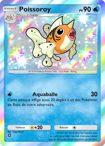 Carte Pokémon Poissoroy de l'extension L'Ambition de la Team Rocket