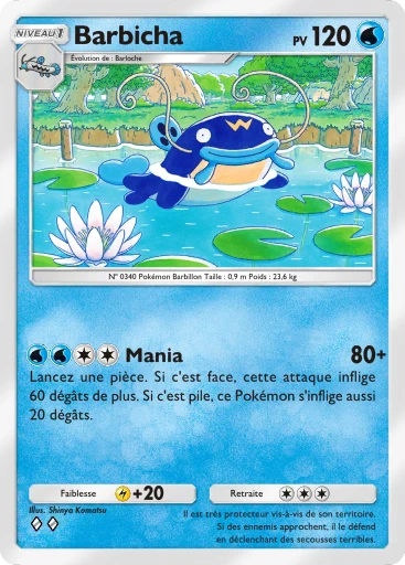 Carte Pokémon Barbicha de l'extension Lumière Triomphale