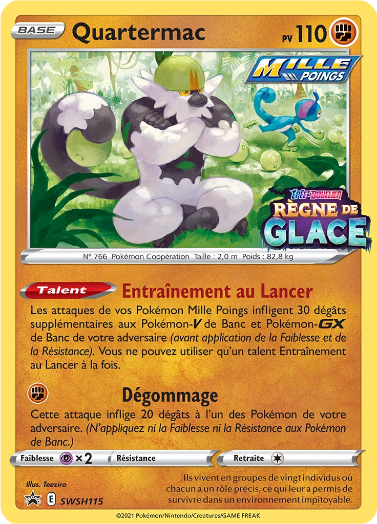 Carte Pokémon Quartermac de l'extension Promo SWSH