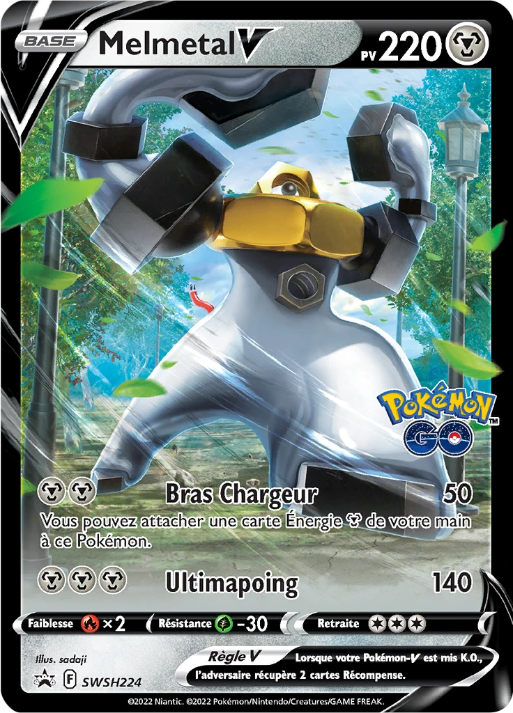 Carte Pokémon Melmetal V de l'extension Promo SWSH