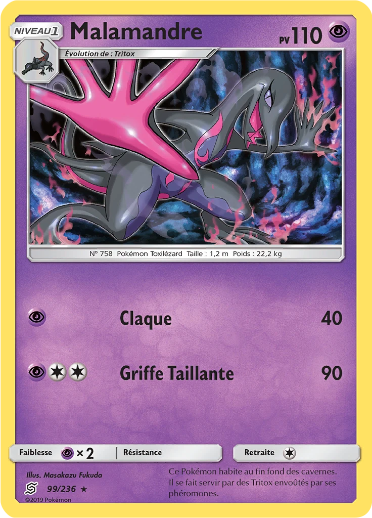 Carte Pokémon Malamandre de l'extension Harmonie des Esprits