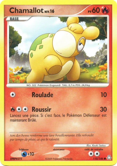 Carte Pokémon Chamallot de l'extension Éveil des Légendes