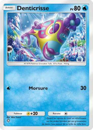 Carte Pokémon Denticrisse de l'extension Domination Céleste