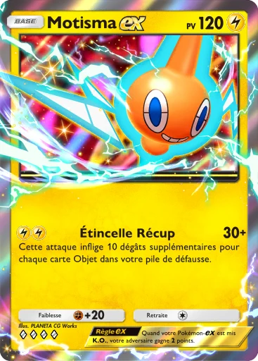 Carte Pokémon Motisma-ex de l'extension Domination Céleste