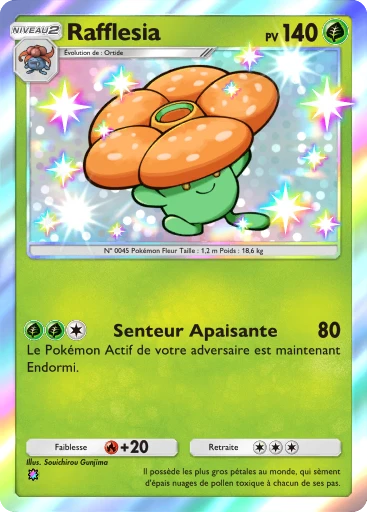 Carte Pokémon Rafflesia de l'extension Embrasement Écarlate