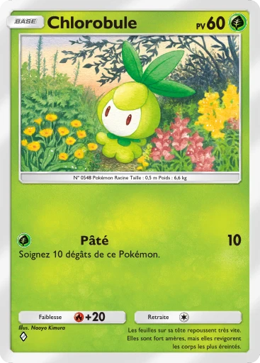 Carte Pokémon Chlorobule de l'extension Puissance Génétique
