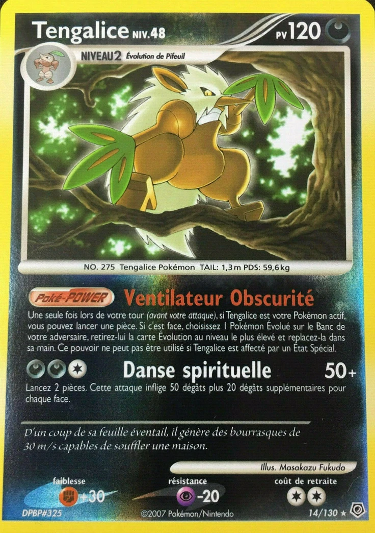 Carte Pokémon Tengalice de l'extension Diamant & Perle