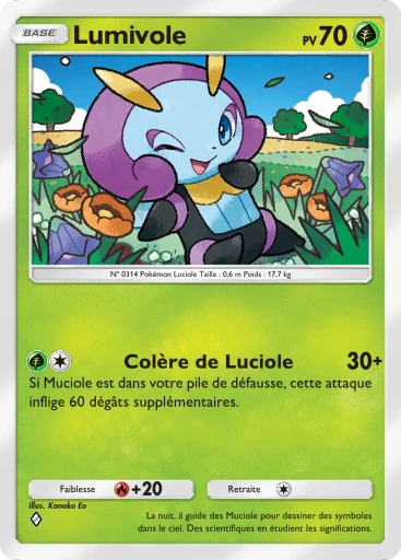 Carte Pokémon Lumivole de l'extension L'Ambition de la Team Rocket