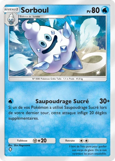 Carte Pokémon Sorboul de l'extension La Clairière d'Évoli