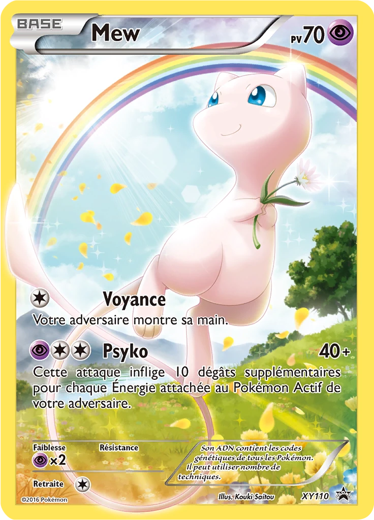 Carte Pokémon Mew de l'extension Promo XY
