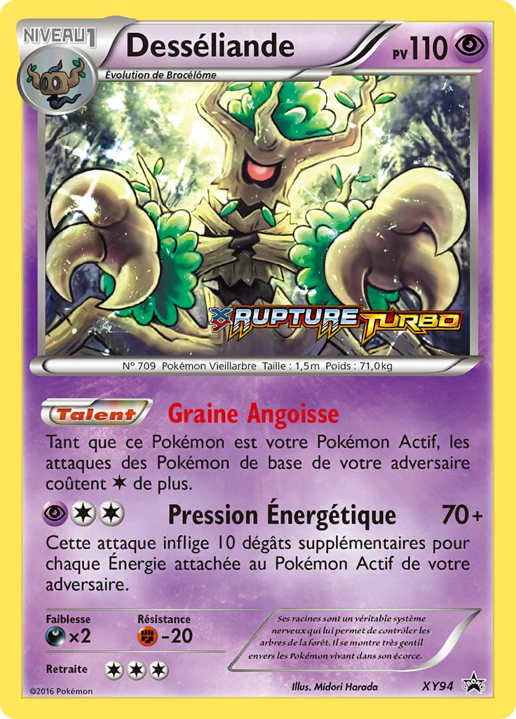 Carte Pokémon Desséliande de l'extension Promo XY