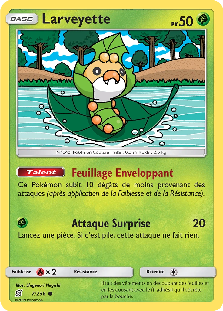 Carte Pokémon Larveyette de l'extension Harmonie des Esprits