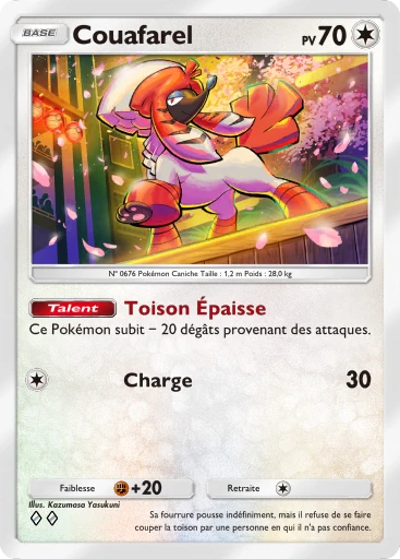 Carte Pokémon Couafarel de l'extension Embrasement Écarlate