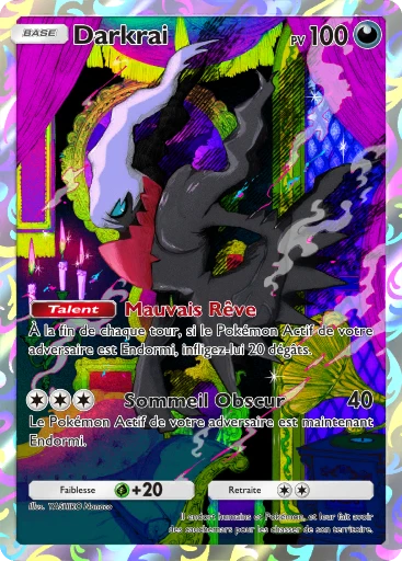 Carte Pokémon Darkrai de l'extension Promo-B