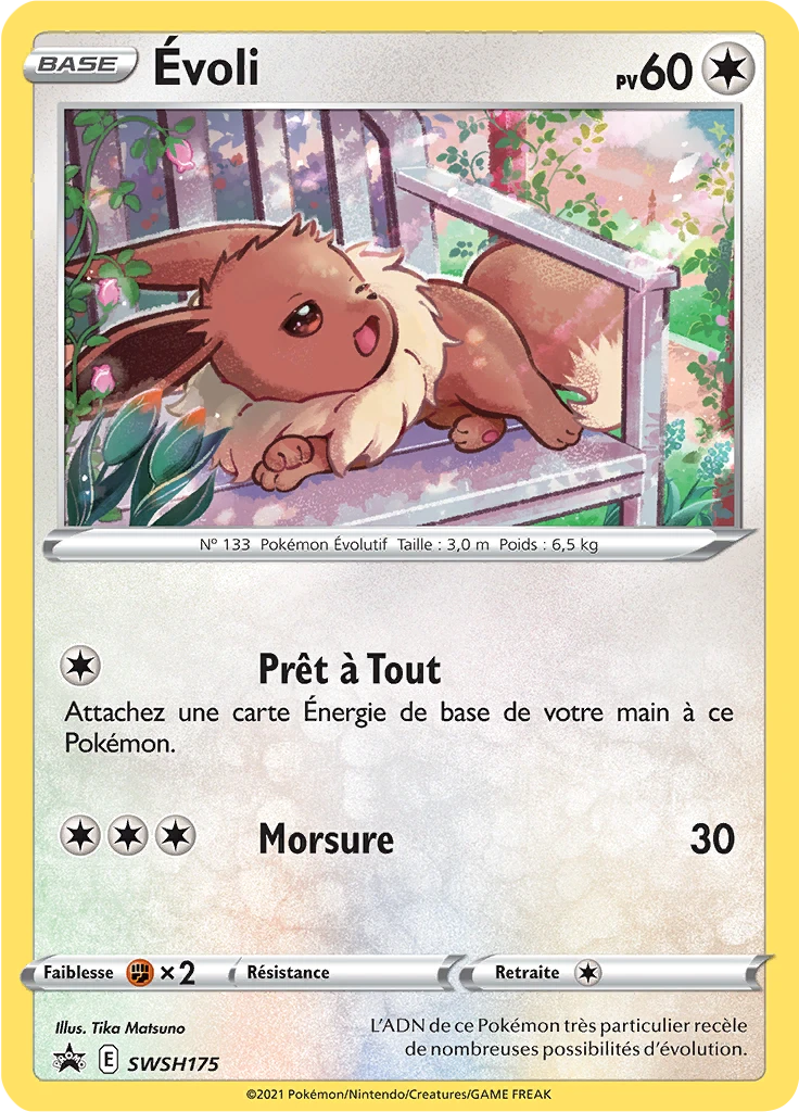 Carte Pokémon Évoli de l'extension Promo SWSH
