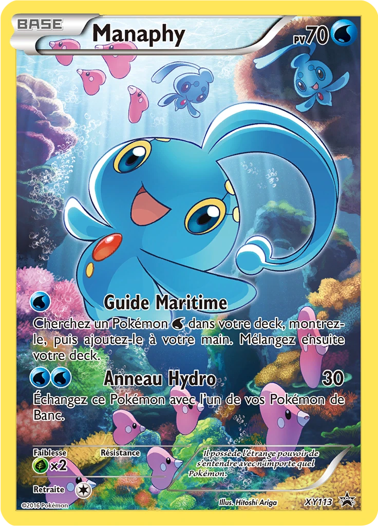 Carte Pokémon Manaphy de l'extension Promo XY