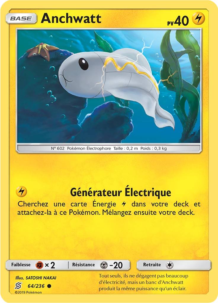 Carte Pokémon Anchwatt de l'extension Harmonie des Esprits