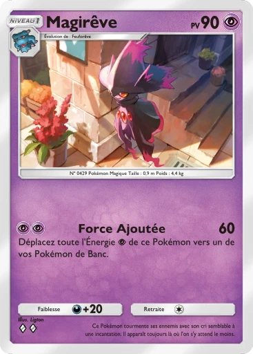 Carte Pokémon Magirêve de l'extension Embrasement Écarlate