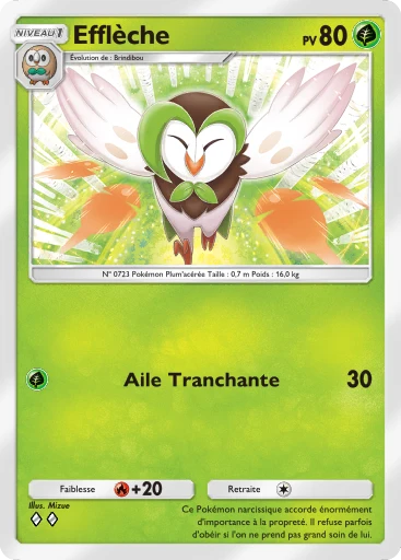Carte Pokémon Efflèche de l'extension Booster de Luxe ex