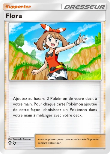 Carte Pokémon Flora de l'extension Méga-Ascension
