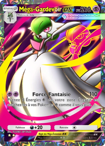 Carte Pokémon Méga-Gardevoir-ex de l'extension Parade Onirique