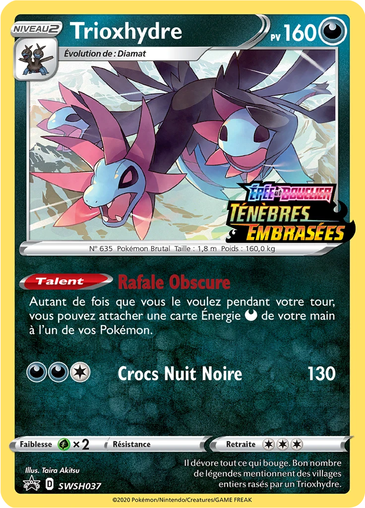Carte Pokémon Trioxhydre de l'extension Promo SWSH
