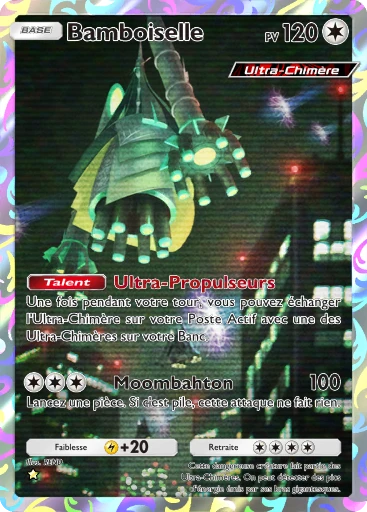 Carte Pokémon Bamboiselle de l'extension Crise Interdimensionnelle