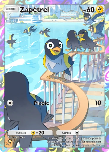Carte Pokémon Zapétrel de l'extension Domination Céleste