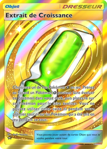 Carte Pokémon Extrait de Croissance de l'extension Embrasement Écarlate