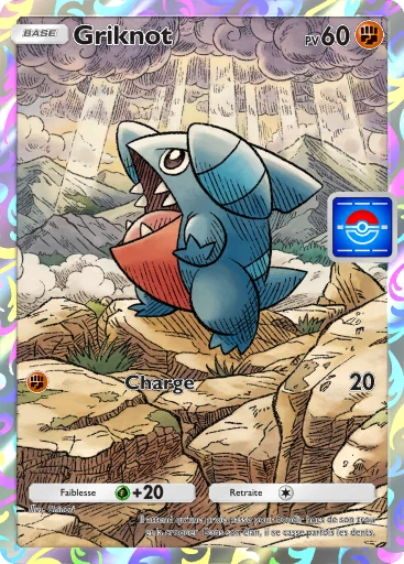 Carte Pokémon Griknot de l'extension Promo-A