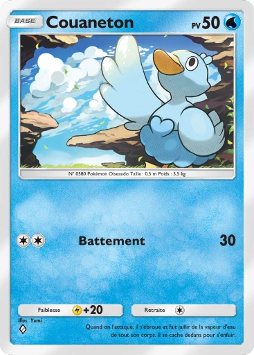 Carte Pokémon Couaneton de l'extension Puissance Génétique