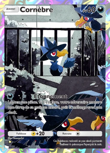 Carte Pokémon Cornèbre de l'extension Sagesse entre Ciel et Mer