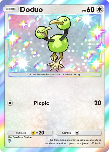 Carte Pokémon Doduo de l'extension Méga-Ascension