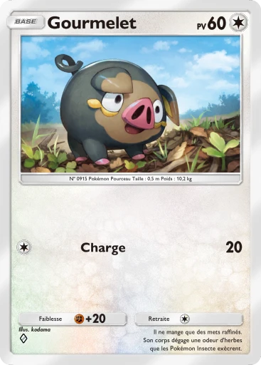 Carte Pokémon Gourmelet de l'extension Merveilles de Paldea
