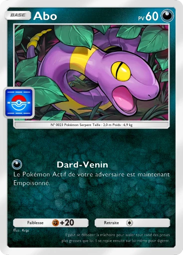 Carte Pokémon Abo de l'extension Promo-A