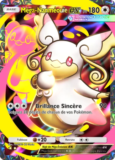 Carte Pokémon Méga-Nanméouïe-ex de l'extension Aura Palpitante