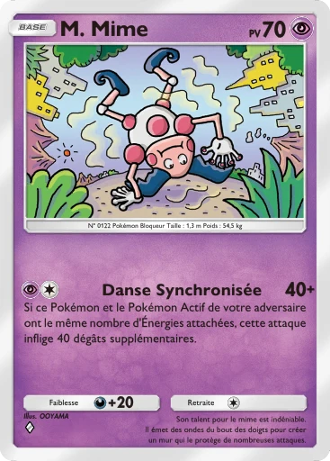 Carte Pokémon M. Mime de l'extension Domination Céleste