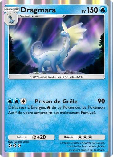 Carte Pokémon Dragmara de l'extension Parade Onirique