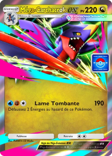 Carte Pokémon Méga-Carchacrok-ex de l'extension Promo-B