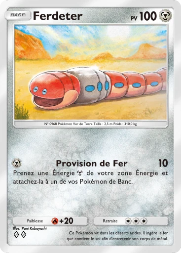 Carte Pokémon Ferdeter de l'extension Merveilles de Paldea