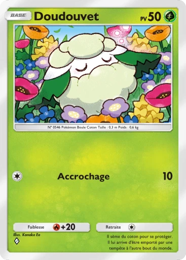 Carte Pokémon Doudouvet de l'extension Puissance Génétique