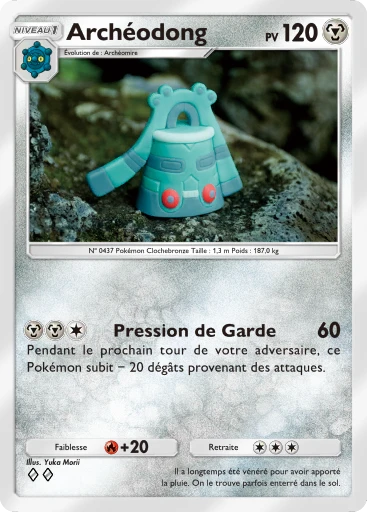 Carte Pokémon Archéodong de l'extension Choc Spatio-Temporel