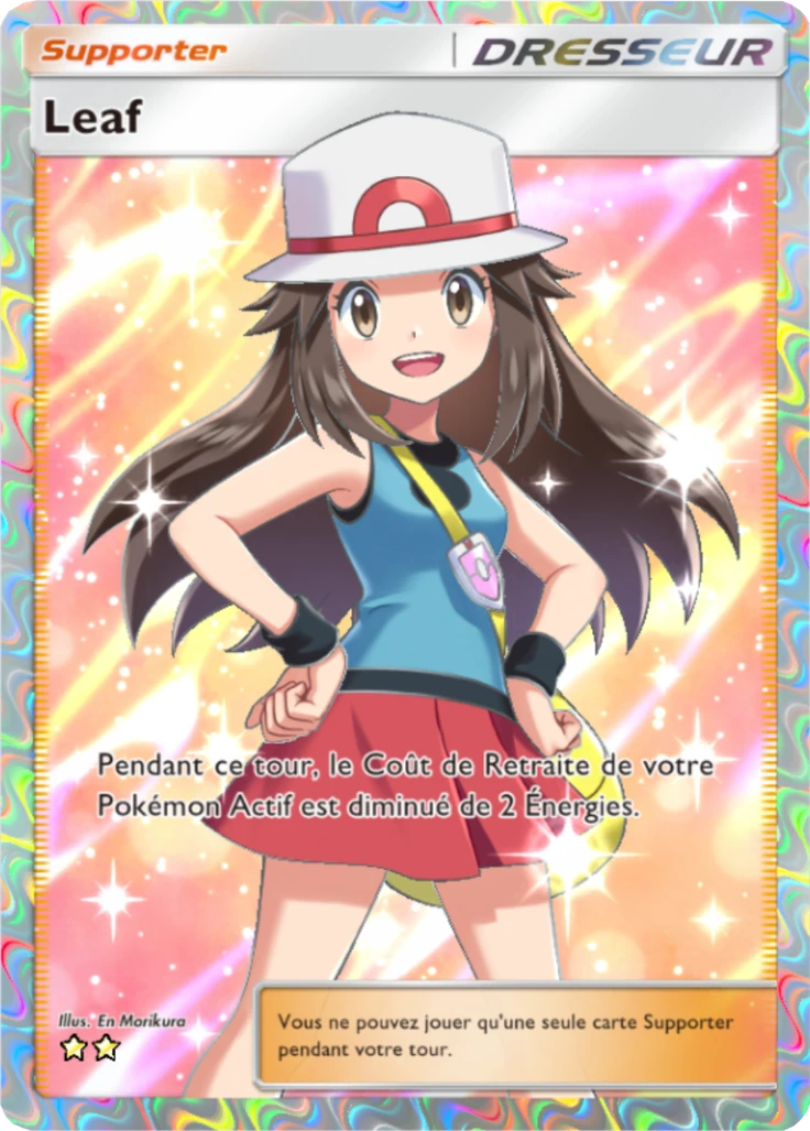 Carte Pokémon Leaf de l'extension L'Île Fabuleuse