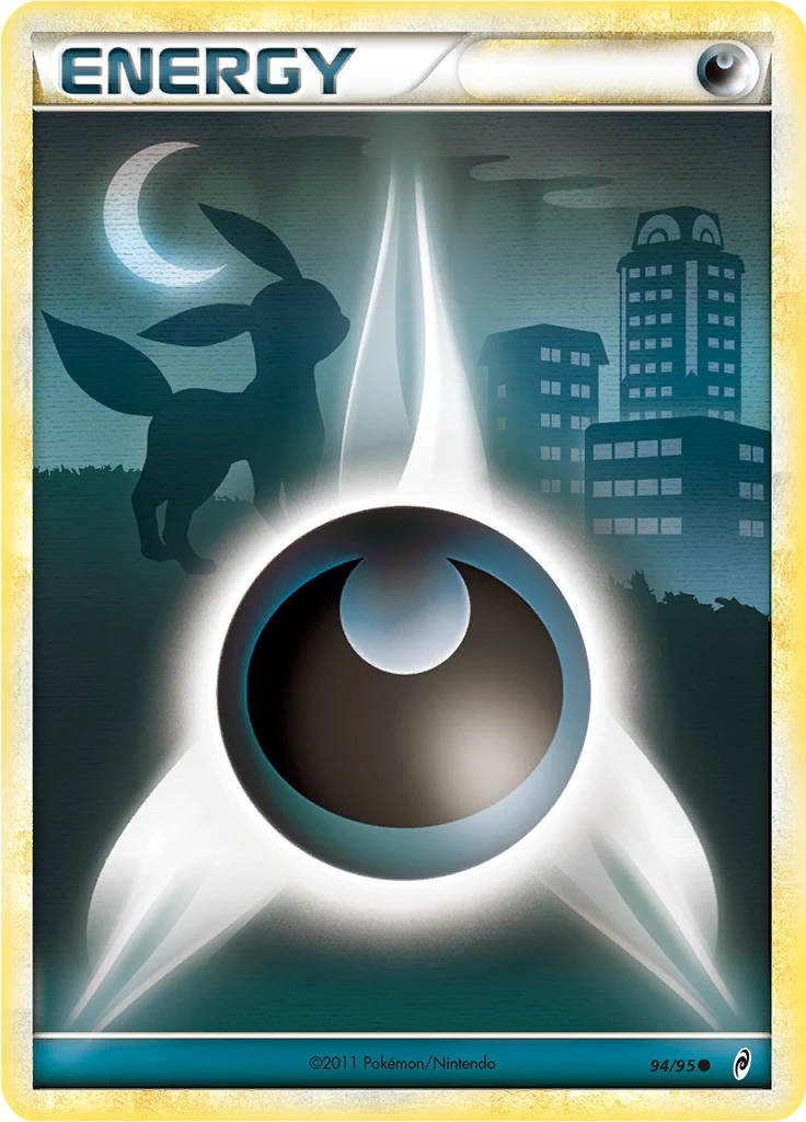 Carte Pokémon Énergie Obscurité de l'extension L'appel des Légendes