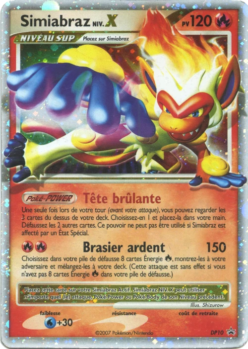 Carte Pokémon Simiabraz de l'extension Promo DP