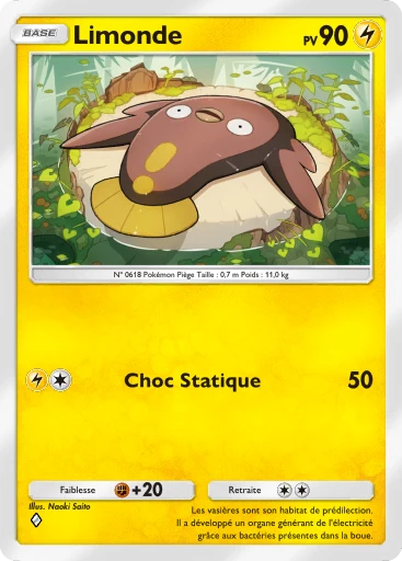 Carte Pokémon Limonde de l'extension Source Secrète