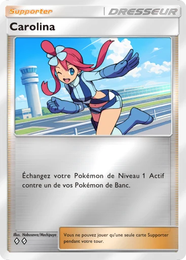 Carte Pokémon Carolina de l'extension Booster de Luxe Méga