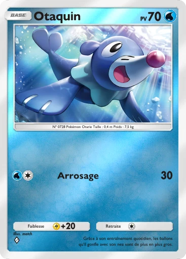 Carte Pokémon Otaquin de l'extension Booster de Luxe ex